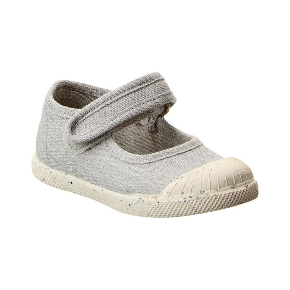 Childrenchic Eco-Friendly Canvas Mary Jane Sneaker, Grey